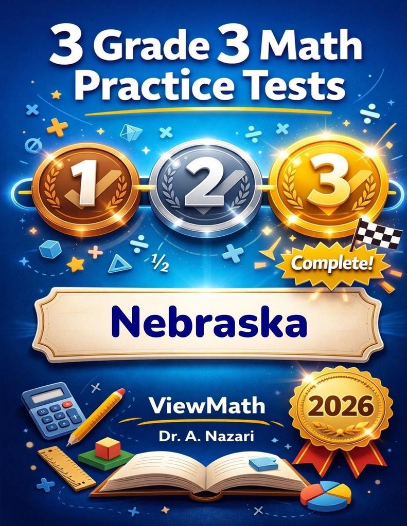 3 Nebraska NSCAS Grade 3 Math Practice Tests