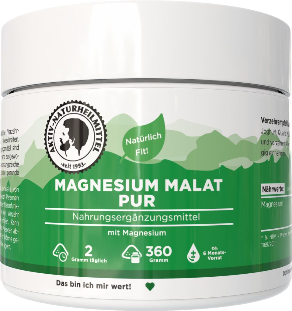 Aktiv Naturheilmittel Magnesium Malat Pur Produktbild 