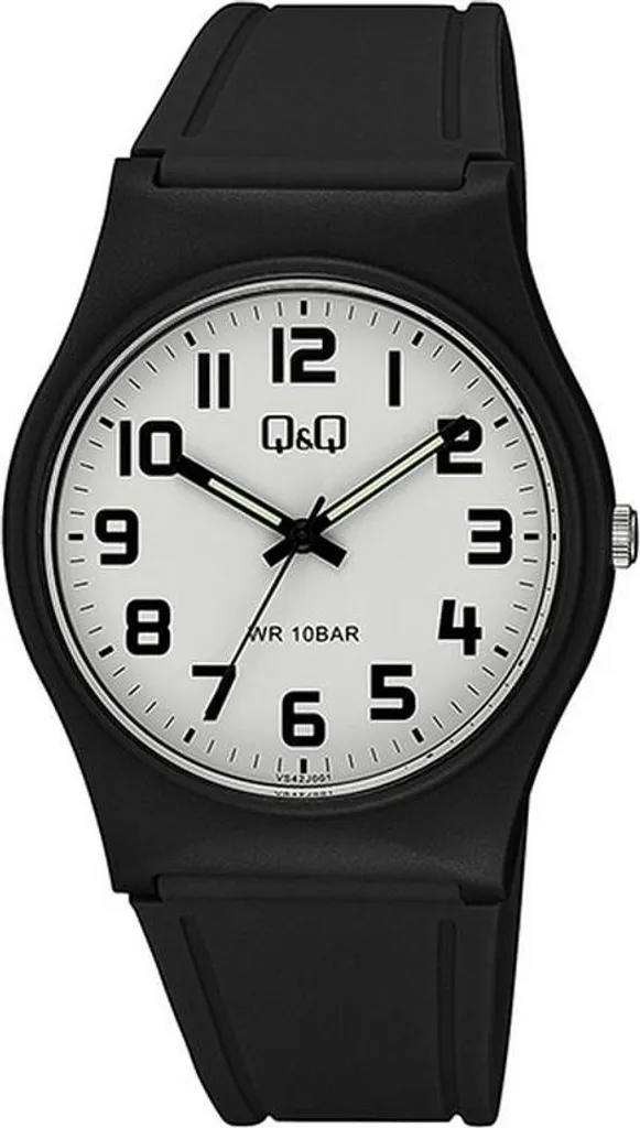 Montre-bracelet Q&Q VS42J001Y unisexe au design sportif et étanche