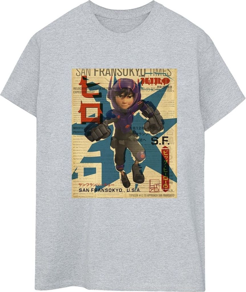 Disney - "Big Hero 6" T-Shirt für Damen BI15473 (XL) (Grau)