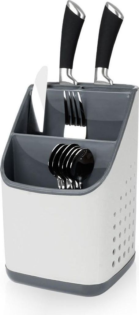 Container Abtropffläche Stand Korb Küche Organizer für Besteck Messer Utensilien