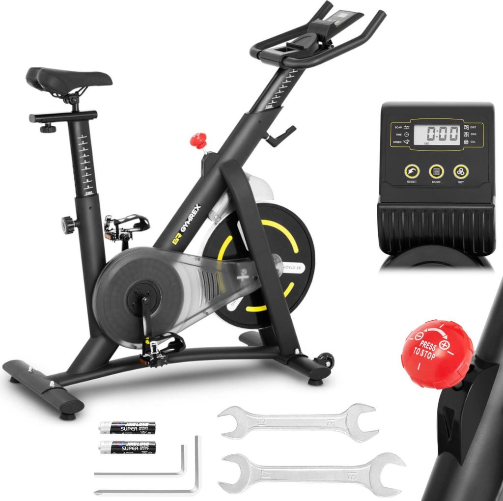 Rower owy Treningowy Stacjonarny 13 Kg Lcd Gymrex Gr-Mg13 Zdjęcie produktu 