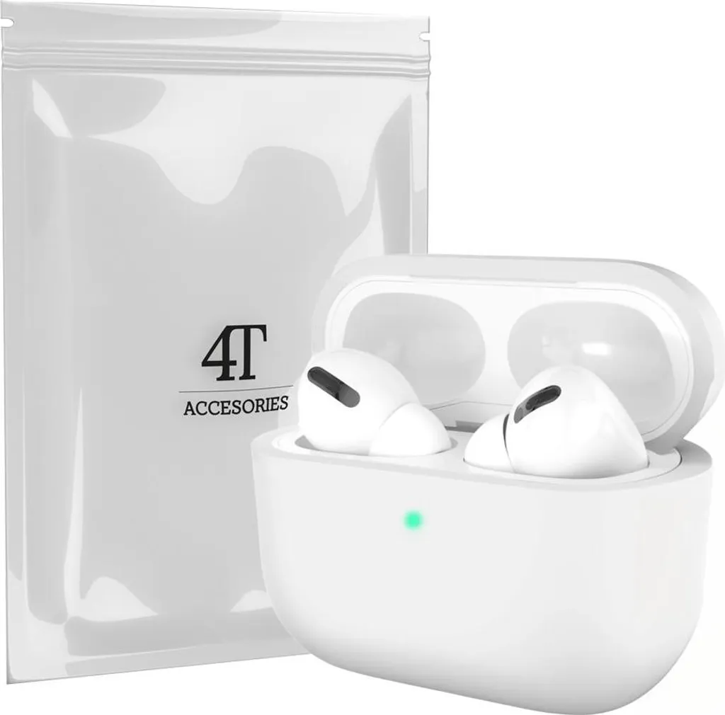 Custodia Minimal Silicone AirPods Pro 1 Bianco - Stile e Protezione