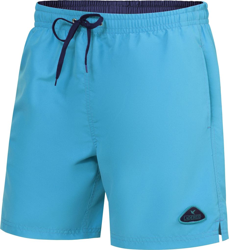 Ladeheid Herren Badehose Badeshorts Beachshorts Schwimmhose LAZA1002 (Azurblau Marineblau, XXL)