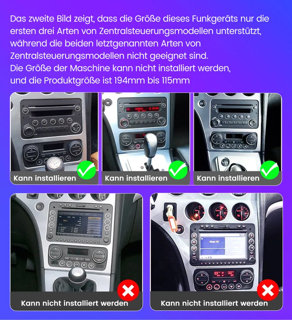 Für Alfa Romeo 159 Sportwagen Brera Spider Android Obrázok produktu 4