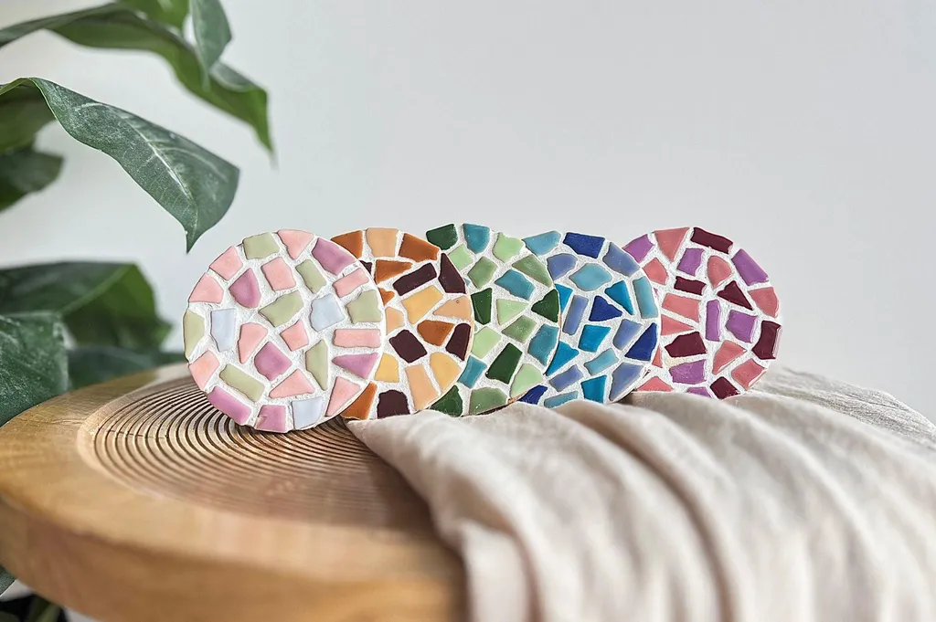 Protéger vos Meubles avec le Kit Mosaïque Dessous de Verre Sable Durable - 2