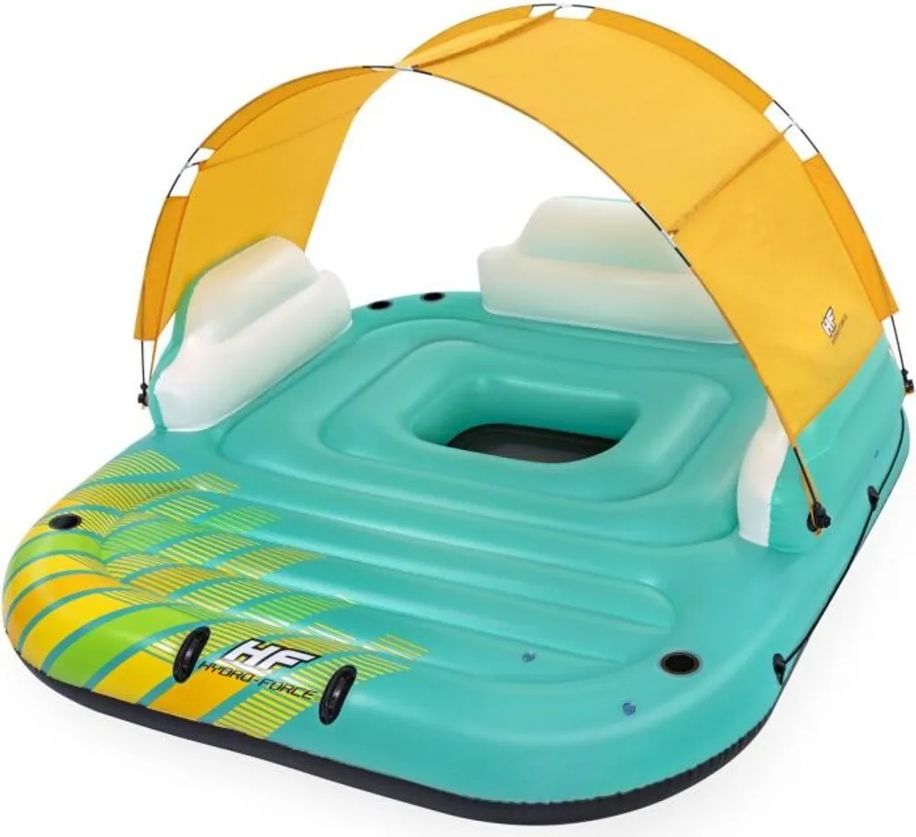 Bestway Île de Bain Gonflable Sunny Lounge 5 Places - 291 x 265 cm