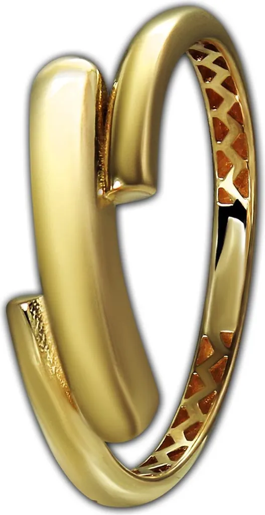 Bague en Or Jaune 333 pour Femme Anneau Chic Taille 54 GoldDream