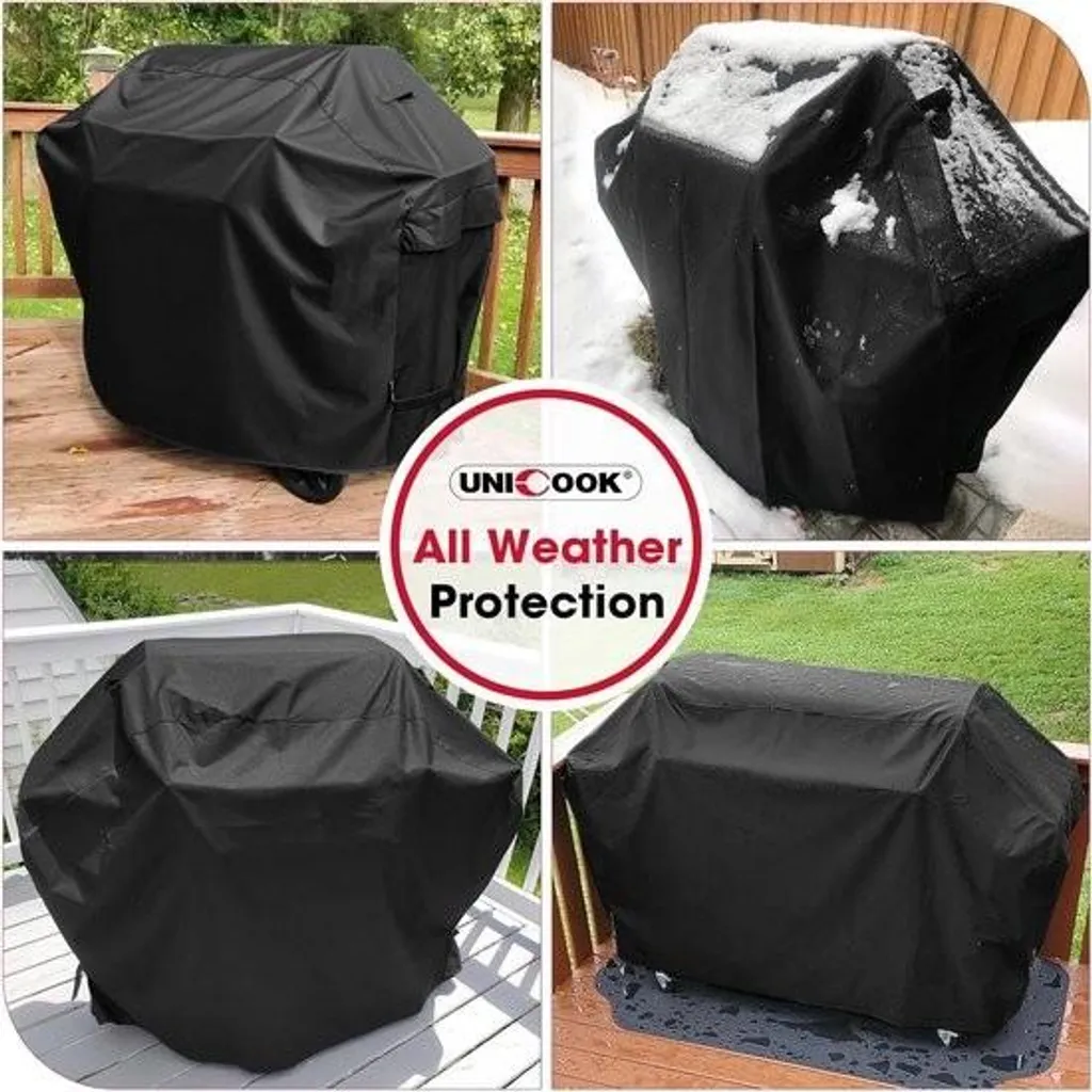 Housse de protection barbecue 190 cm - Bâche extérieure imperméable - 3