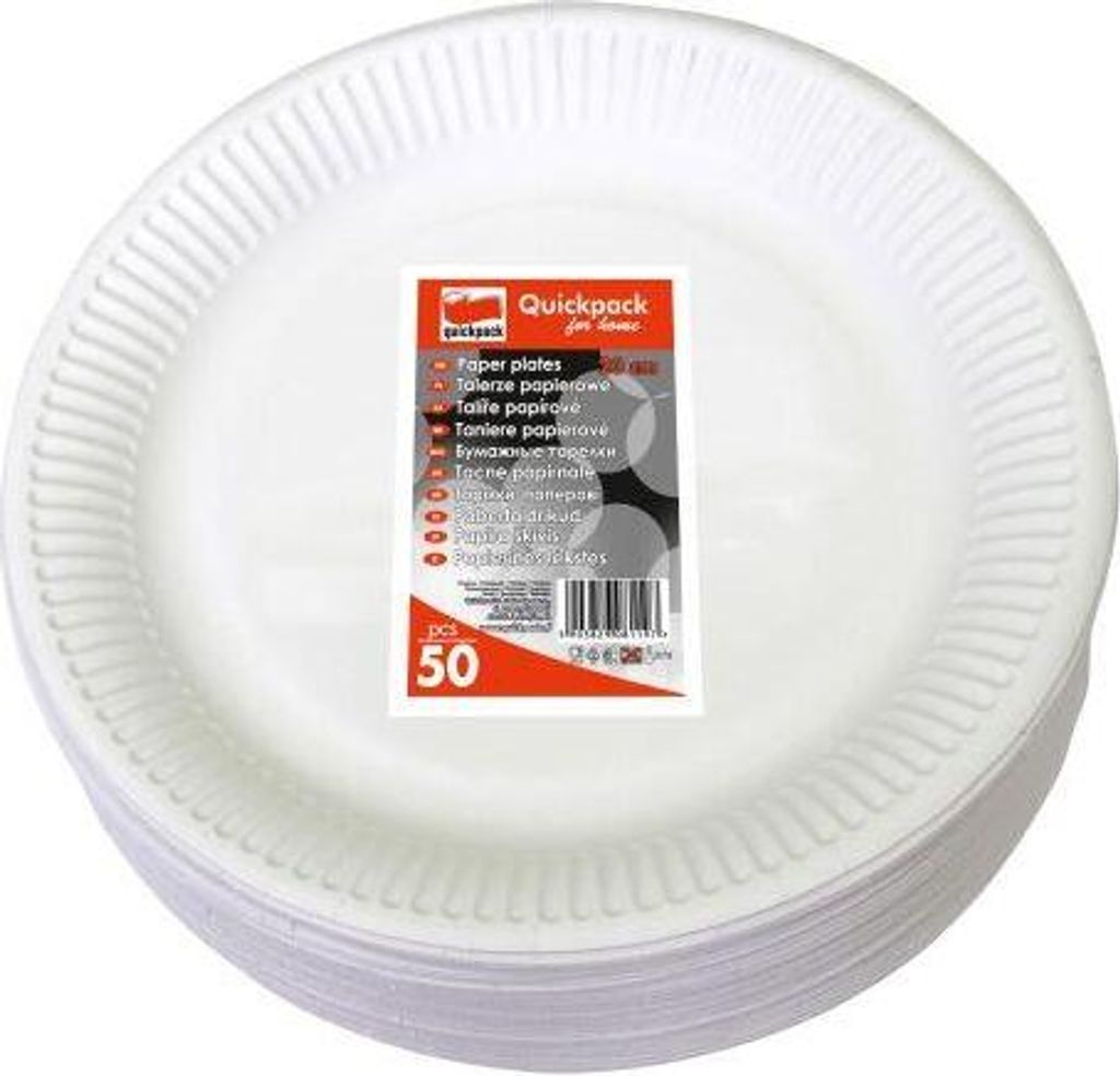 piatto di carta 23cm (50pz) monouso Immagine del prodotto 