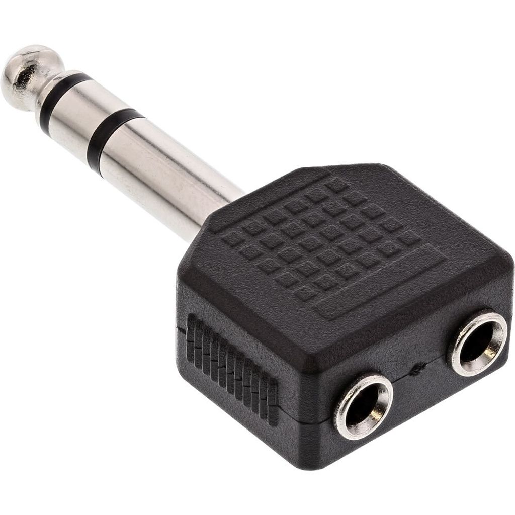 InLine® Audio adaptér stereo, 6,3 mm jack konektor na 2x Obrázok produktu 