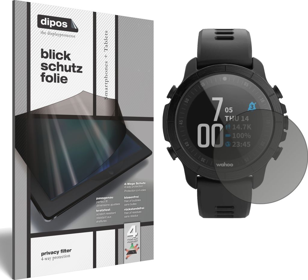 Blickschutzfolie für Wahoo Elemnt Rival matt Schutzfolie Produktbild 
