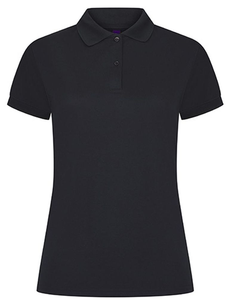 Henbury - Poloshirt Feuchtigkeitsabweisend für Damen LT5930 (3XL) (Marineblau)