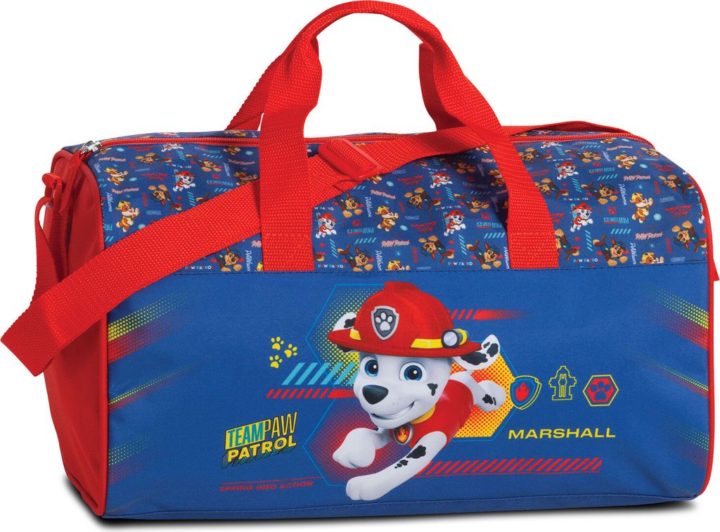 Paw Patrol Rugtas 30x25x10 cm Blauw/Rood