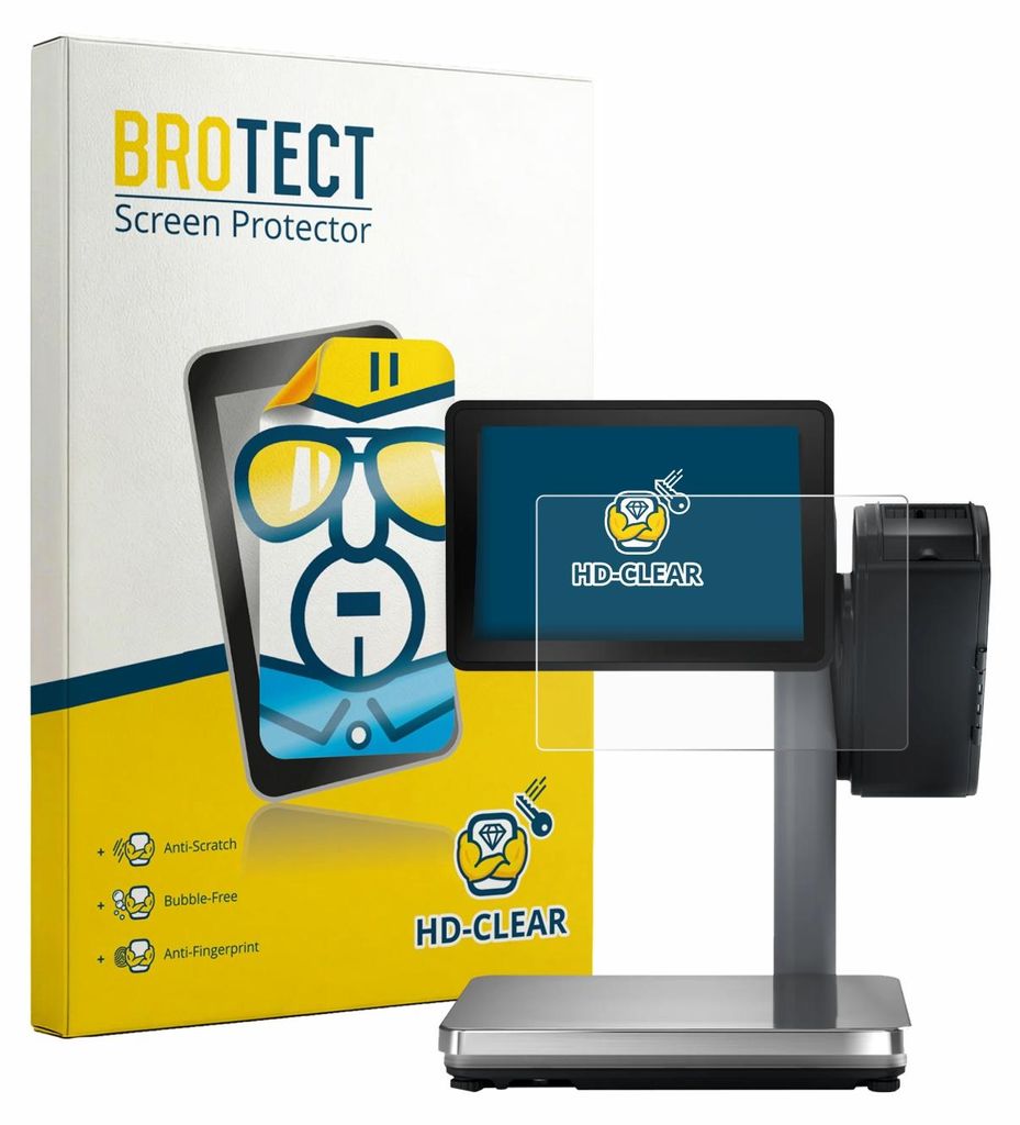 Für Bizerba Q1 expert 800 12.1" Schutzfolie BROTECT Displayschutz Display Schutz Folie Klar Transparent