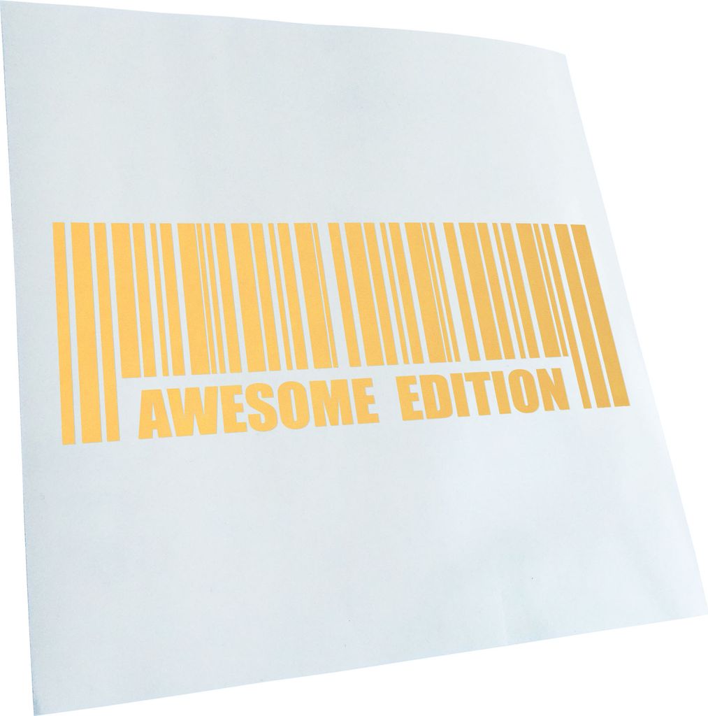 Kiwistar - Autoaufkleber - Awesome Edition - Creme - 60x21cm - Aufkleber für Auto, Laptop, Fahrrad, LKW, Motorrad Mehrfarbig JDM Decal Racing