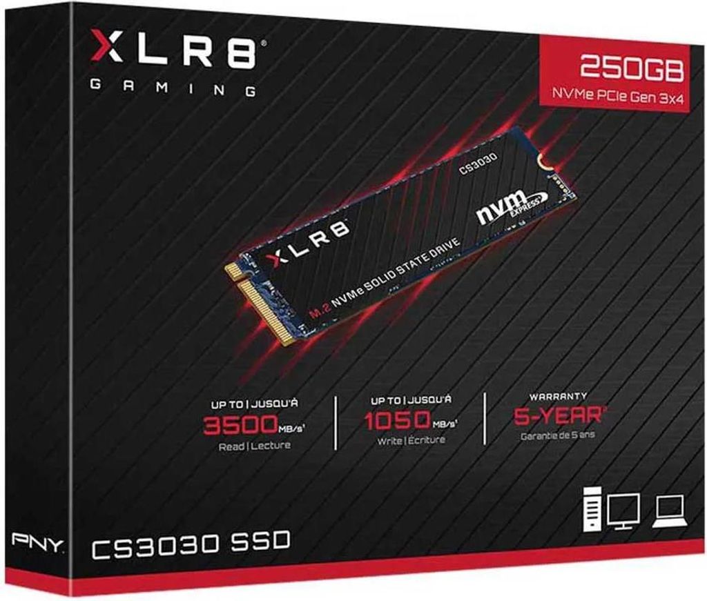 SSD, M2, NVMe, 250G, TLC, CS3030 Zdjęcie produktu 