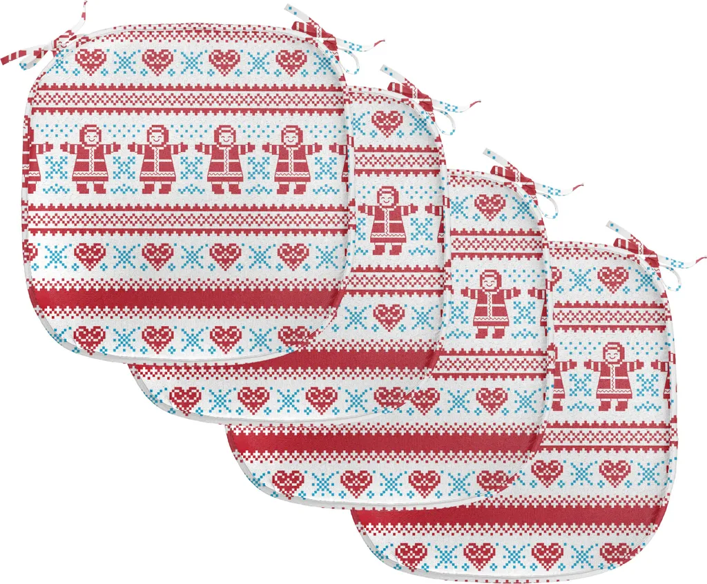 Coussin de Chaise Nordique Imperméable pour Cuisine et Salle à Manger