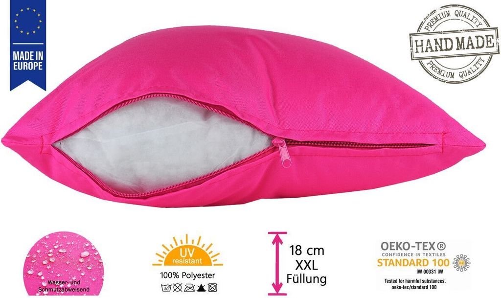 JACK 50x50cm Outdoor Lounge Kissen Dekokissen inkl. Produktbild