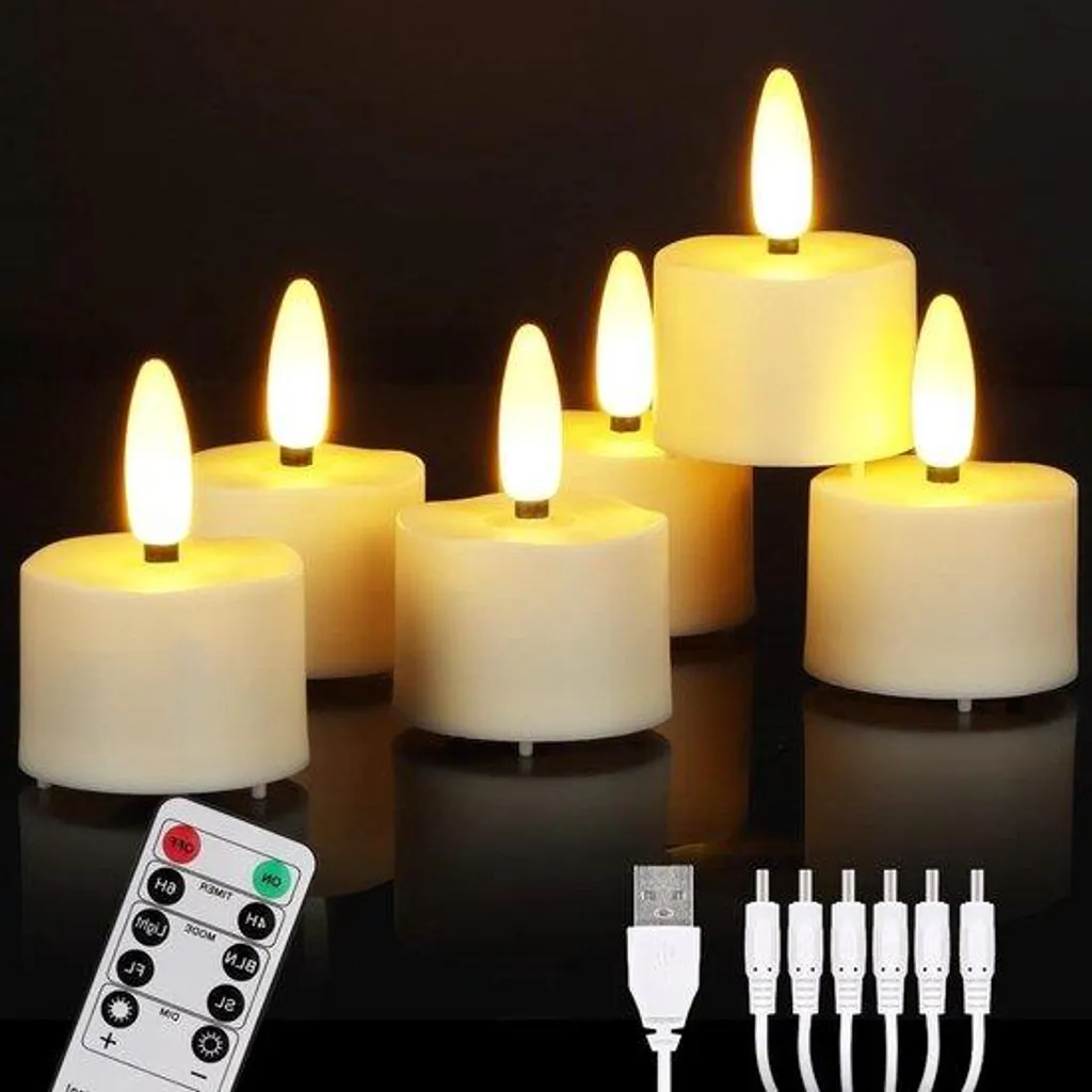 Décoration de Noël LED sans fil rechargeable pour sapin et intérieur