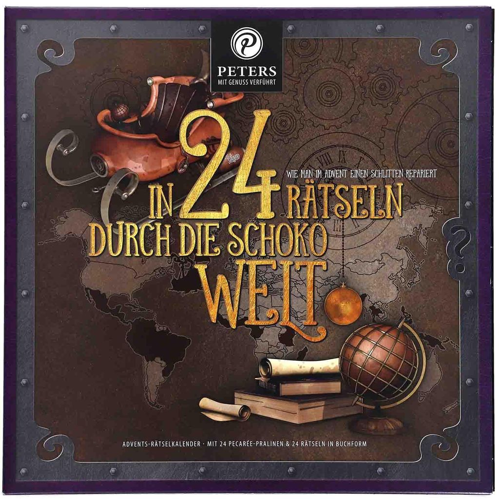 Kalendarz adwentowy 24 puzzle wypełnione 24 pecarée z Zdjęcie produktu 