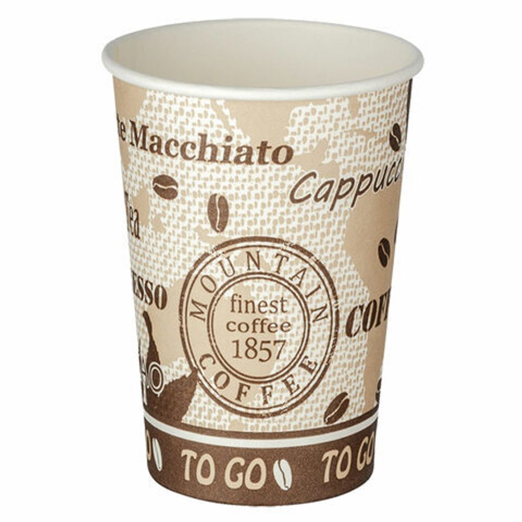 375x Automatenbecher Kaffeebecher 80mm Ø  'Coffee Mountain' Produktbild 