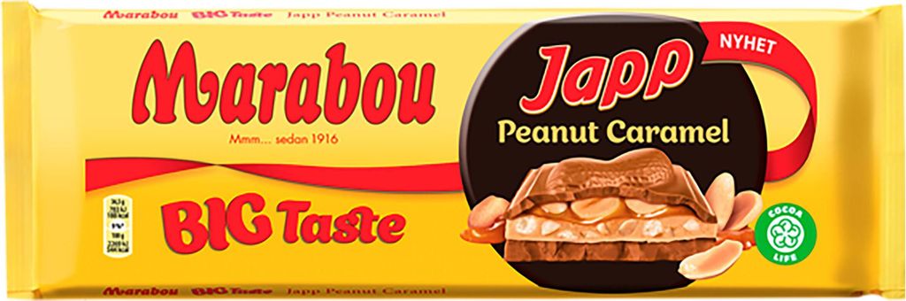 Marabou Big Taste Japp Peanut Caramel 276g Produktbild 