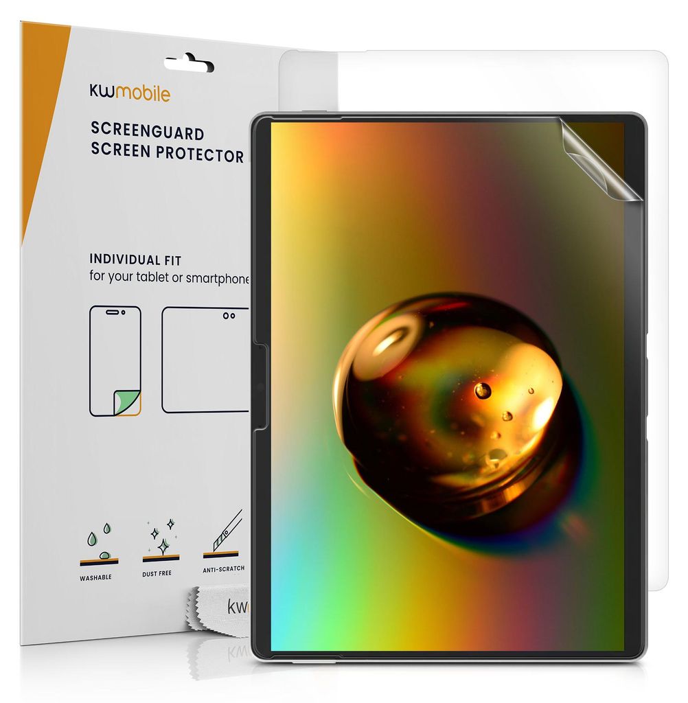 kwmobile 2x Tablet Schutzfolie kompatibel mit Microsoft Surface Pro 8 Folie - Full Screen Protector - Tablet Displayfolie entspiegelt