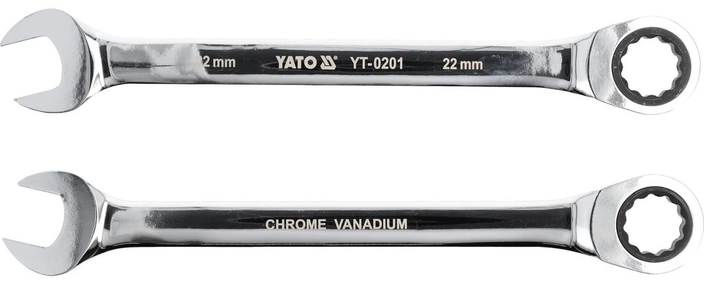 Yato YT-0201, 22 mm, Silber, Chrom-Vanadium-Stahl, 5°, 45,6 Produktbild 