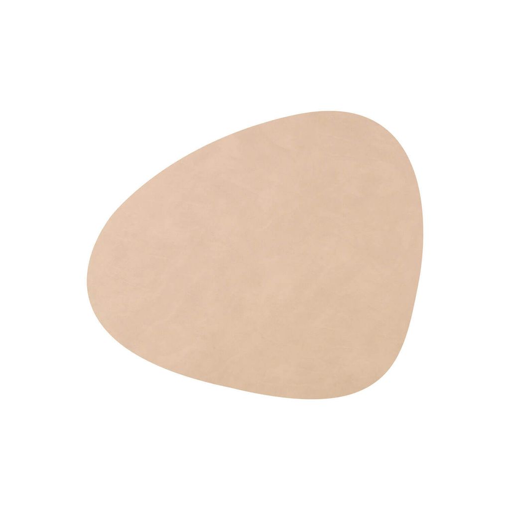 LINDDNA: Platzset TABLEMAT Nierenform sand, 1 Stück
