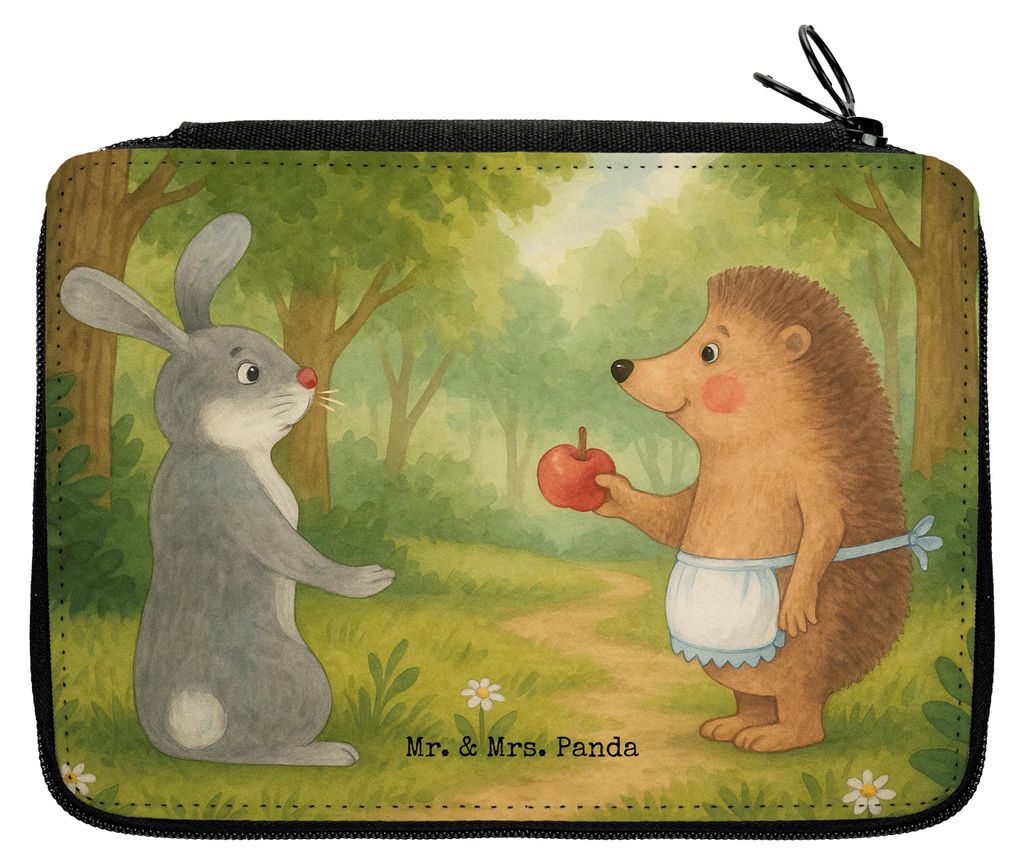 Mr. & Mrs. Panda Mäppchen Hase Igel Design - Weiß - Geschenk, und, Lustige Sprüche, Herzschmerz, Federtasche, Trennungsschmerz, Stifteetui, Etui...