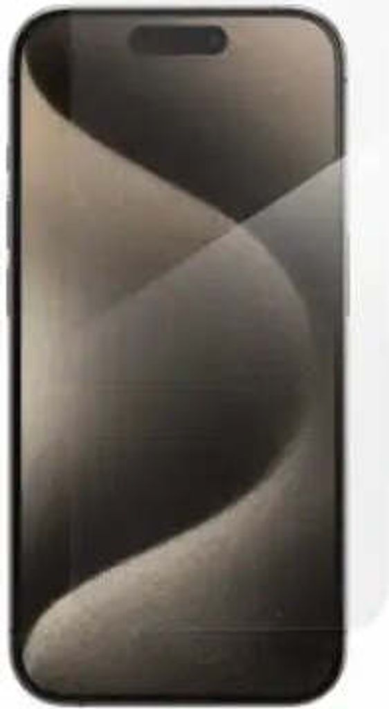 A smartphone screen protector is shown on a smartphone.