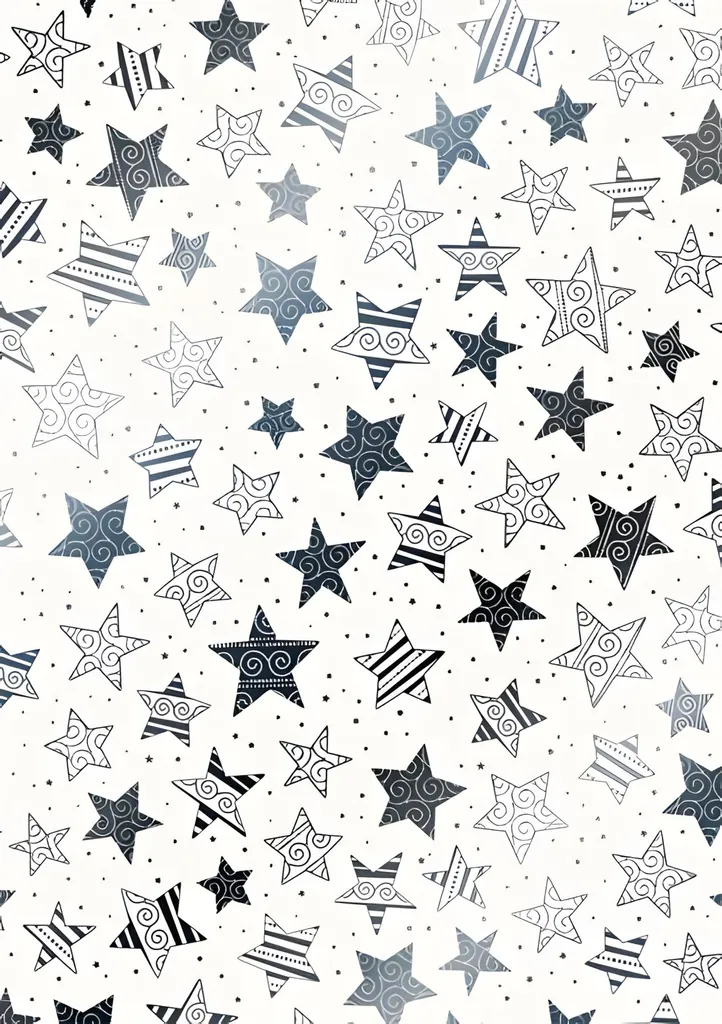 Papier Calque pour Faire-part et Décoration de Noël Étoiles Argent A4