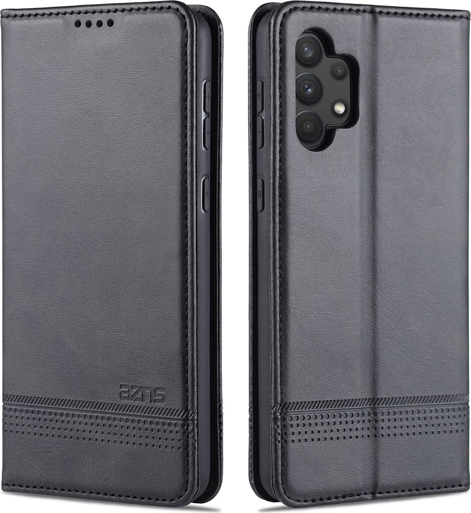 LaimTop Kožené pouzdro pro Samsung A32 4G, flipové pouzdro Obrázek produktu 