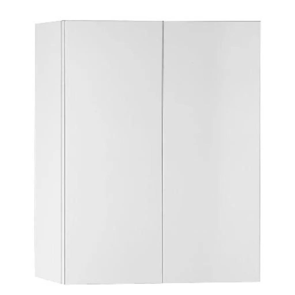Armoire de toilette Aqualine VEGA 60 x 70 x 18 cm blanche pour salle de bain