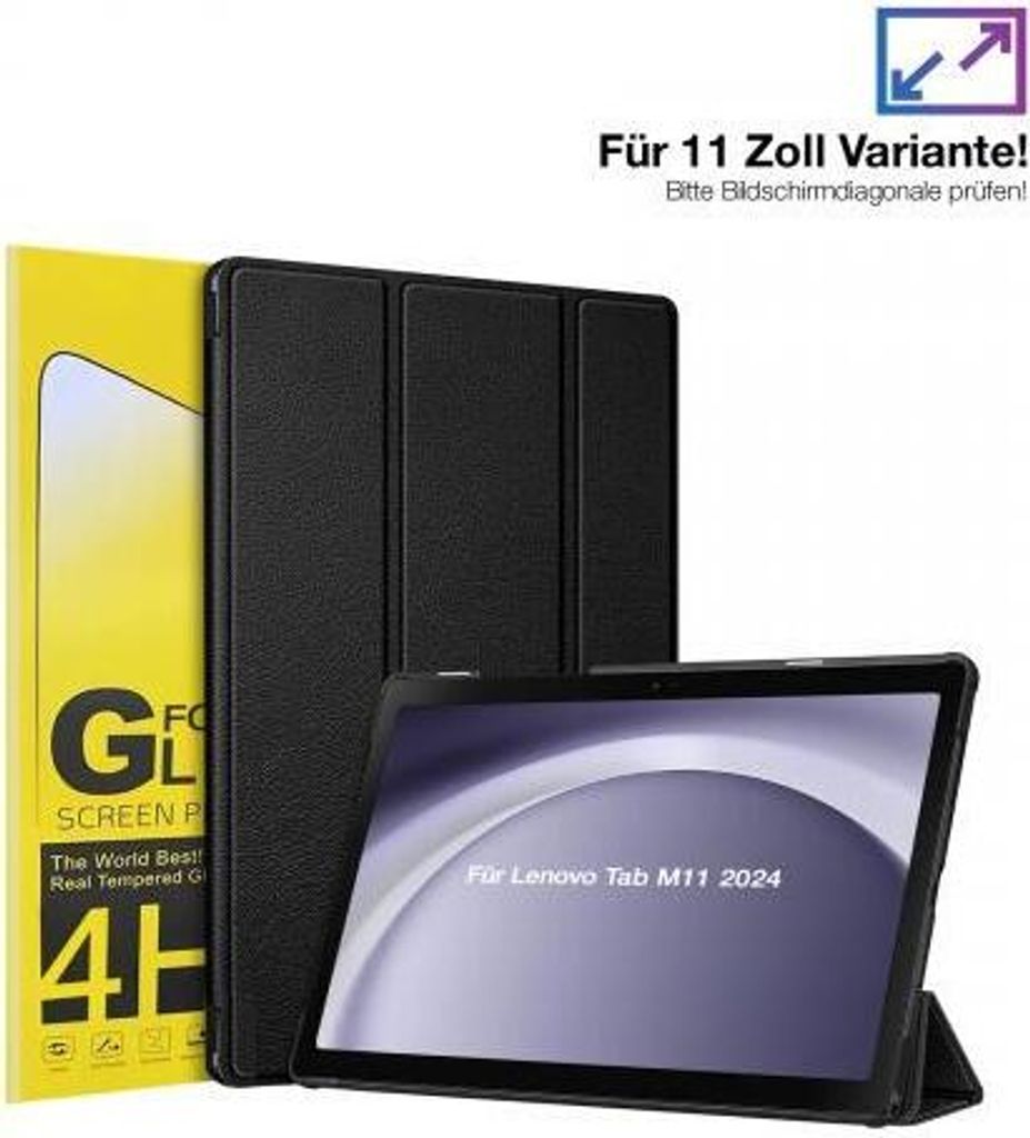 Schutzhülle + 2x 4H Displayfolie für Lenovo Tab M11 11.0 Produktbild 