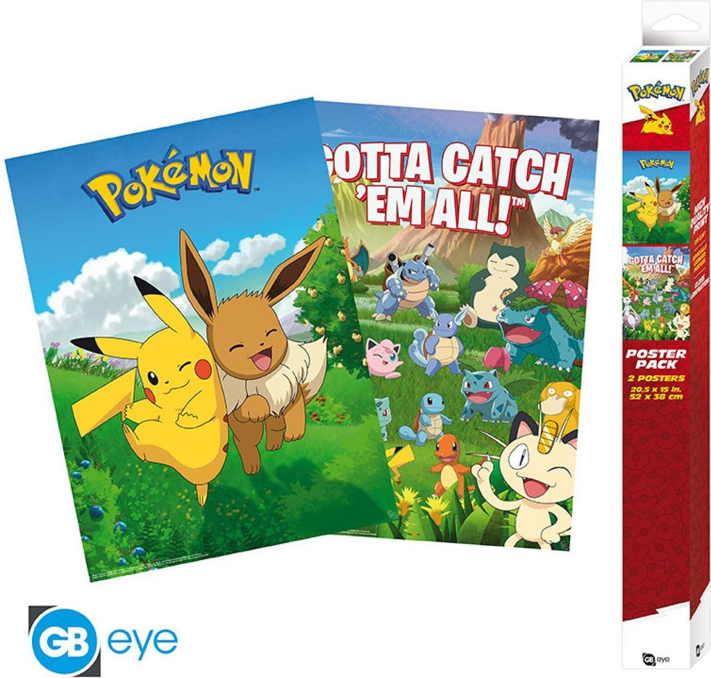 ABYstyle GBYDCO084, 2 Stück(e), 170 g/m², Pokemon, Produktbild 