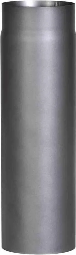 Conduit d'évacuation fumée gris 150mm pour poêle et cheminée long 50cm
