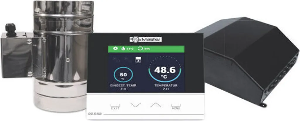 Optimiseur zPID Tech EU-391 DN100 : Contrôle précis de combustion et tirage