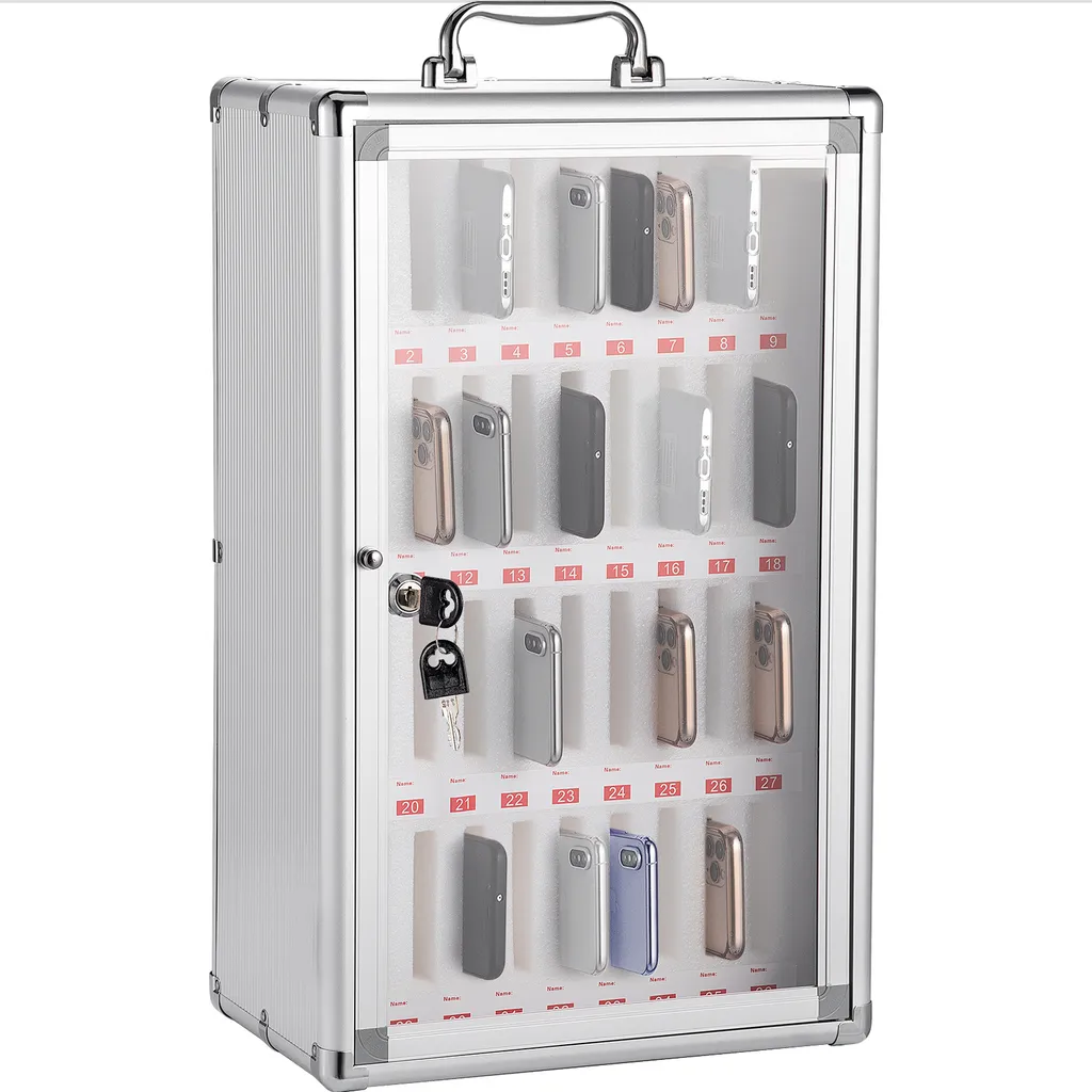 Sécurisez vos Mobiles avec ce Casier de Rangement 36 Places en Alliage