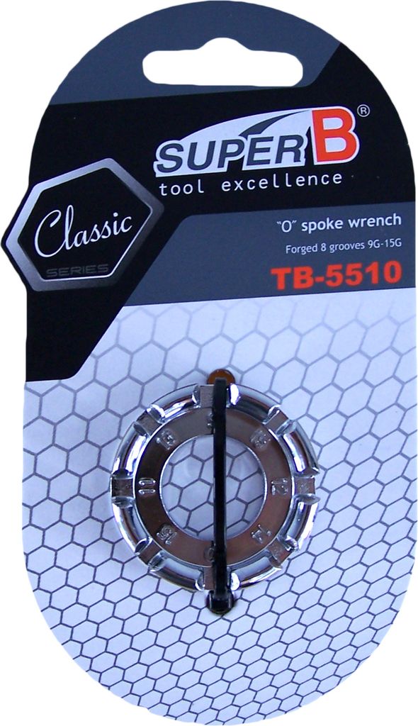 Ring-Speichenschlüssel Super-B TB-5510 Speichenspanner 3,2 Produktbild 