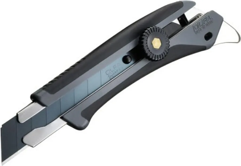 Olfa L5 Taglierina Professionale 18mm Grigio Metallo - X-Design Heavy Duty
