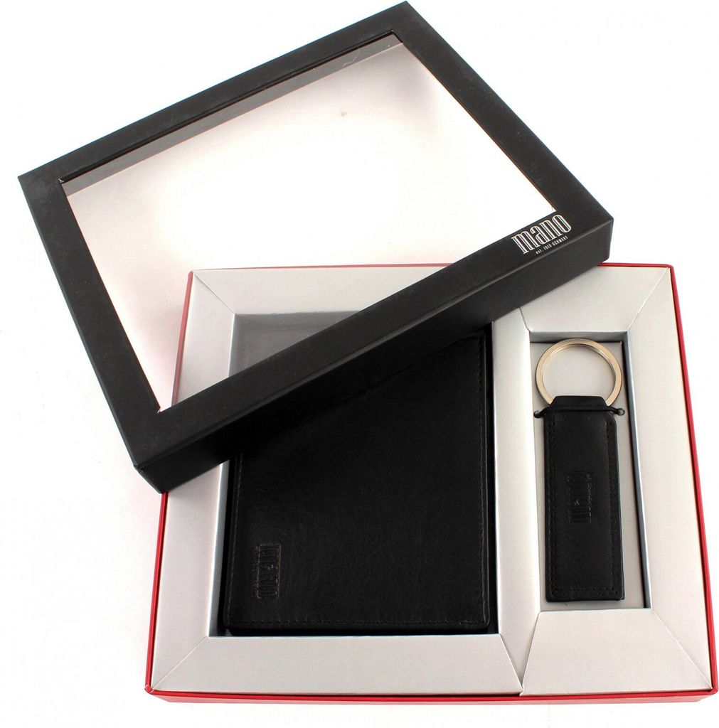 mano borsa portachiavi Sutura Wallet / Keychain Set Black Immagine del prodotto 