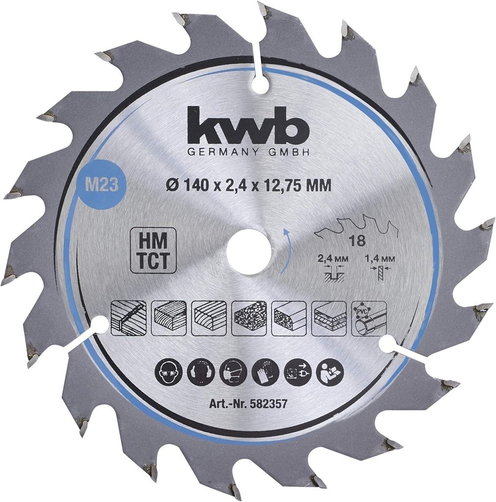 kwb 582357 Karbidový pílový kotúč 140 x 12,75 mm 1 ks Obrázok produktu 