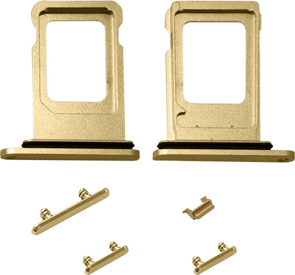 4 in 1 Simkarten Halter für Apple iPhone Xr Gold SD Card Tray Ersatzteil Zubehör
