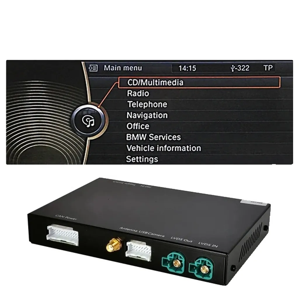 Module CarPlay Sans Fil Android Auto et AirPlay pour BMW CIC 2009-2012