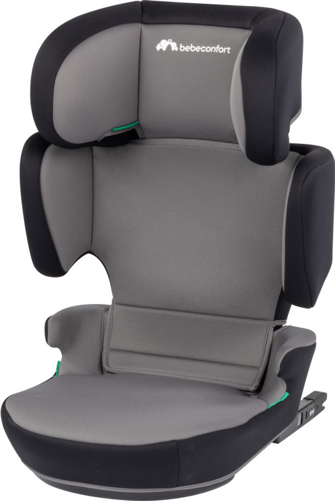Bebeconfort Road Fix i-Size Sitzerhöhung, ISOFIX-Kindersitz, i-Size-Kindersitz, ab 3,5 Jahre bis zu 12 Jahren, 15-36 kg, 100-150 cm, Grey Mist