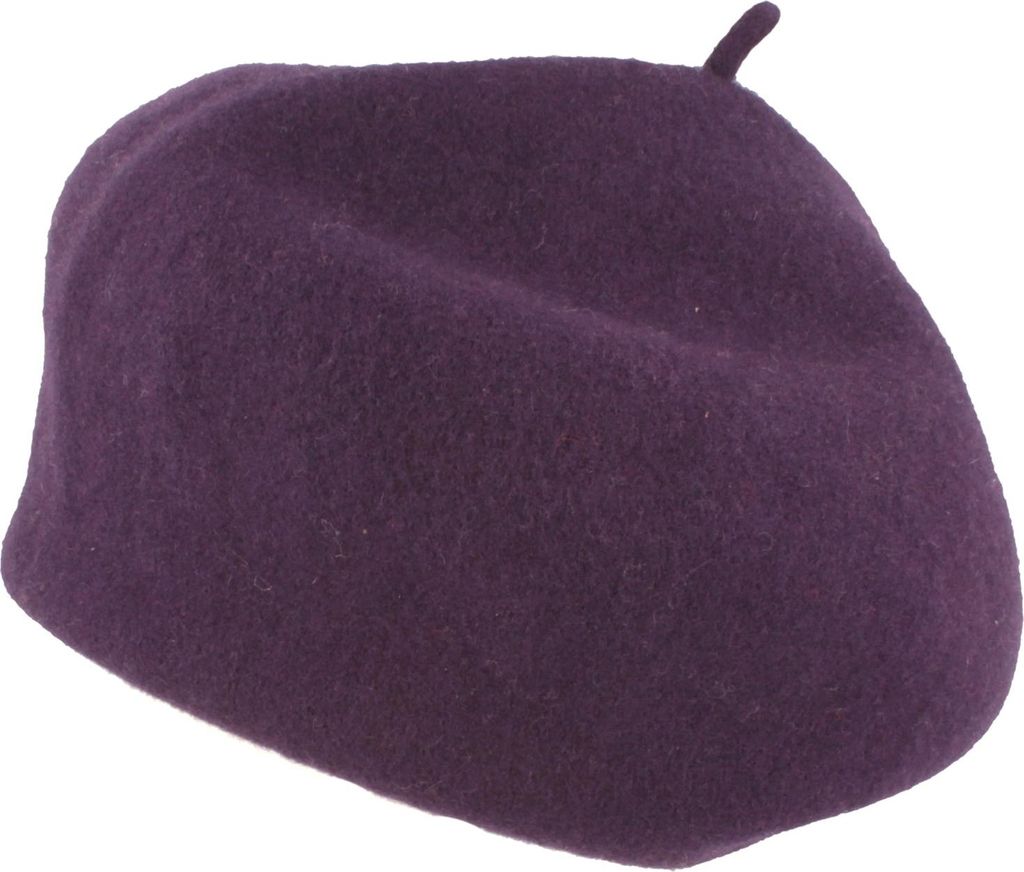 Kopka Long Beanie Walkmütze Stegbaske aus 100% Wolle, lila, Gr. Einheitsgröße