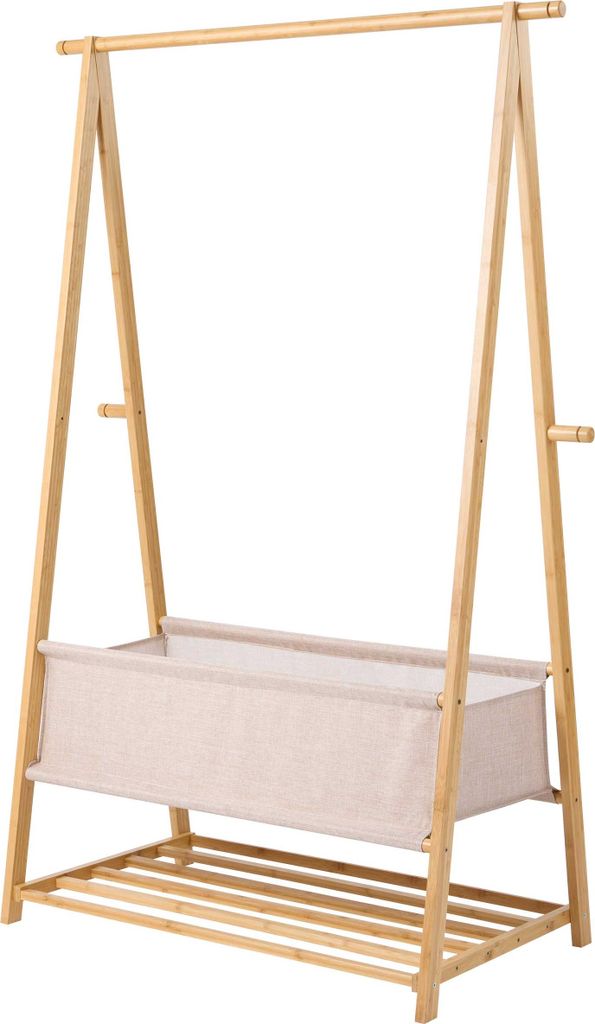 Kool Kleiderständer - 82x48x147cm - Bambusholz