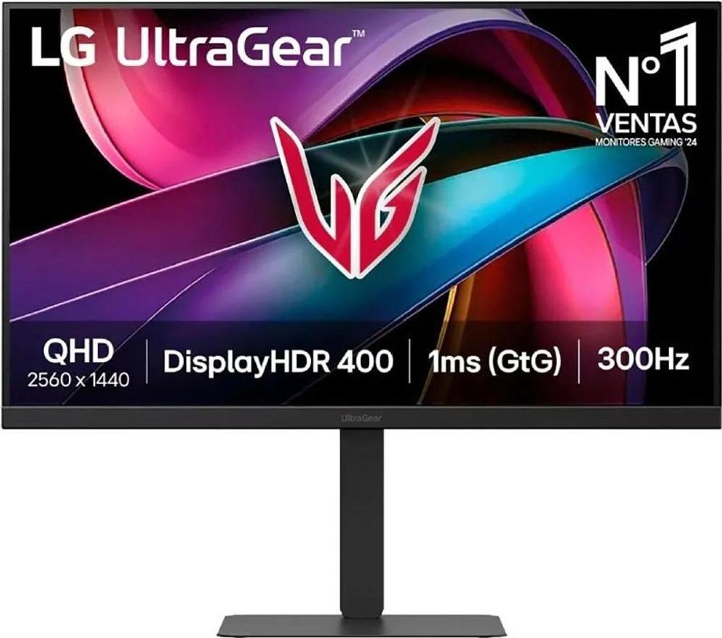 LG 27G640A-B, 68,6 cm (27"), 2560 x 1440 Pixel, 2K Ultra HD, LED, 1 ms, Schwarz